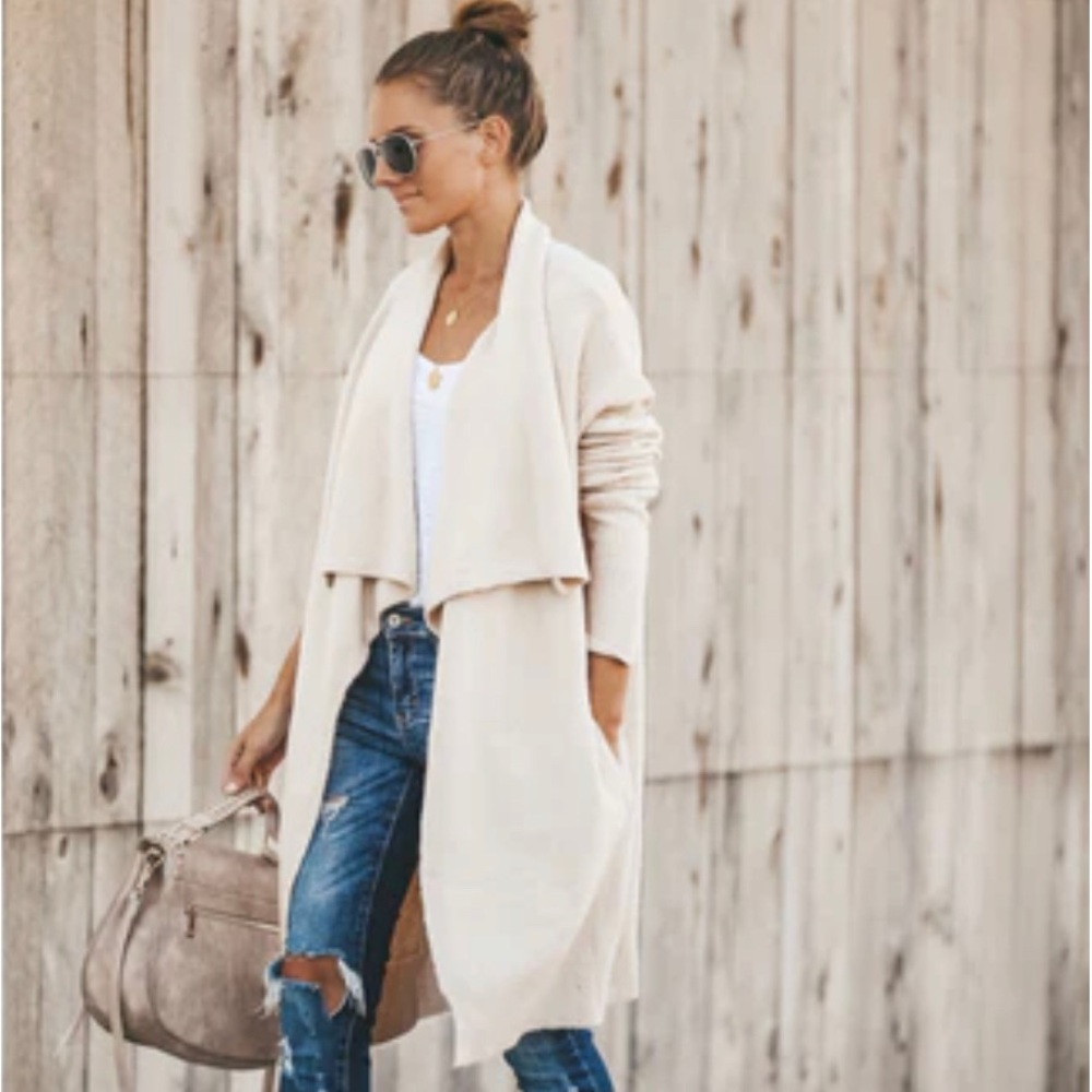 Waterfall cardigan